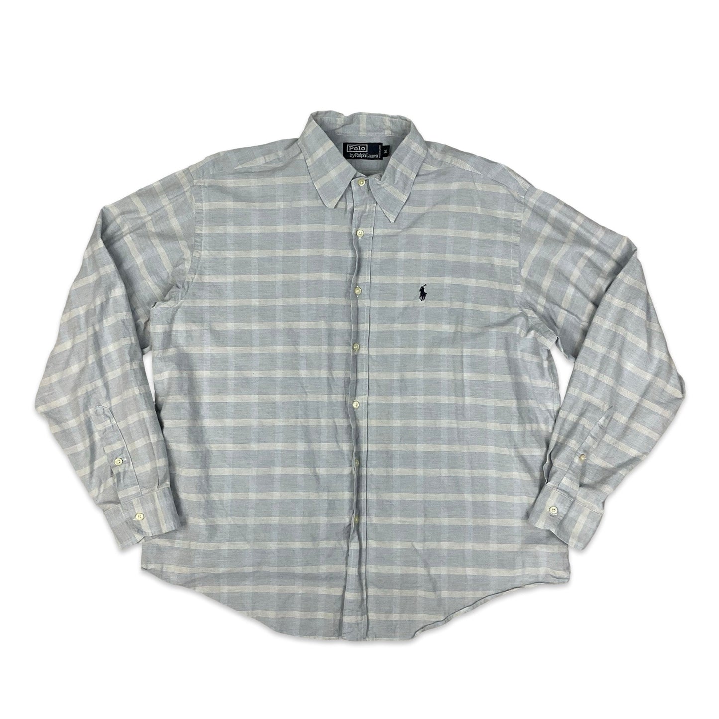Vintage 90s Ralph Lauren Blue Checked Shirt XL XXL