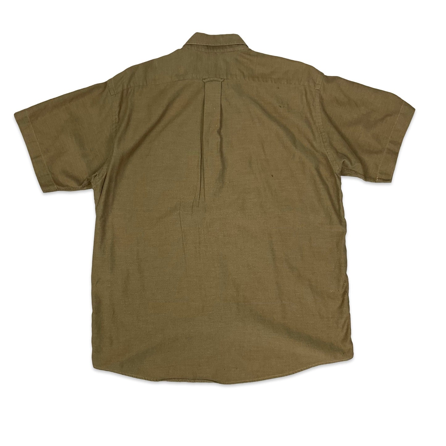 Vintage 00s Lacoste Brown Short Sleeve Shirt L XL