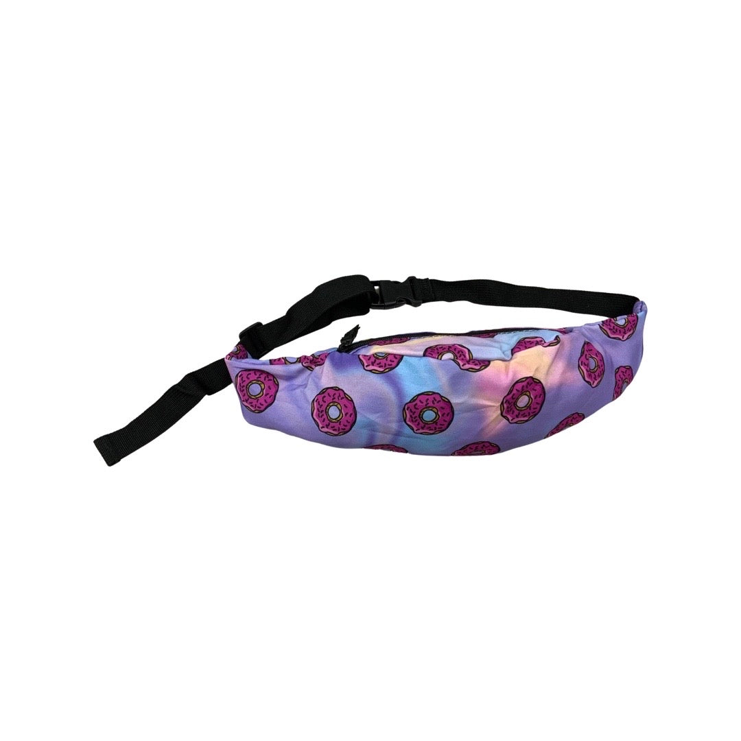Vintage Donut Print Bum Bag