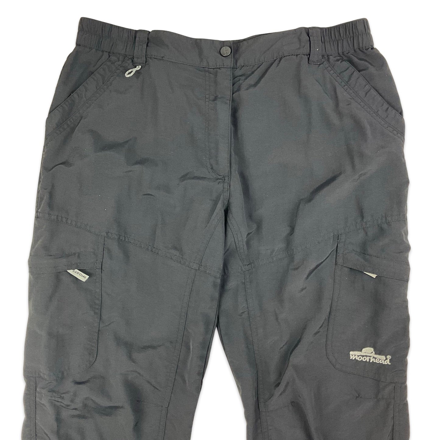 90s Y2K Black Cargo Trousers 16