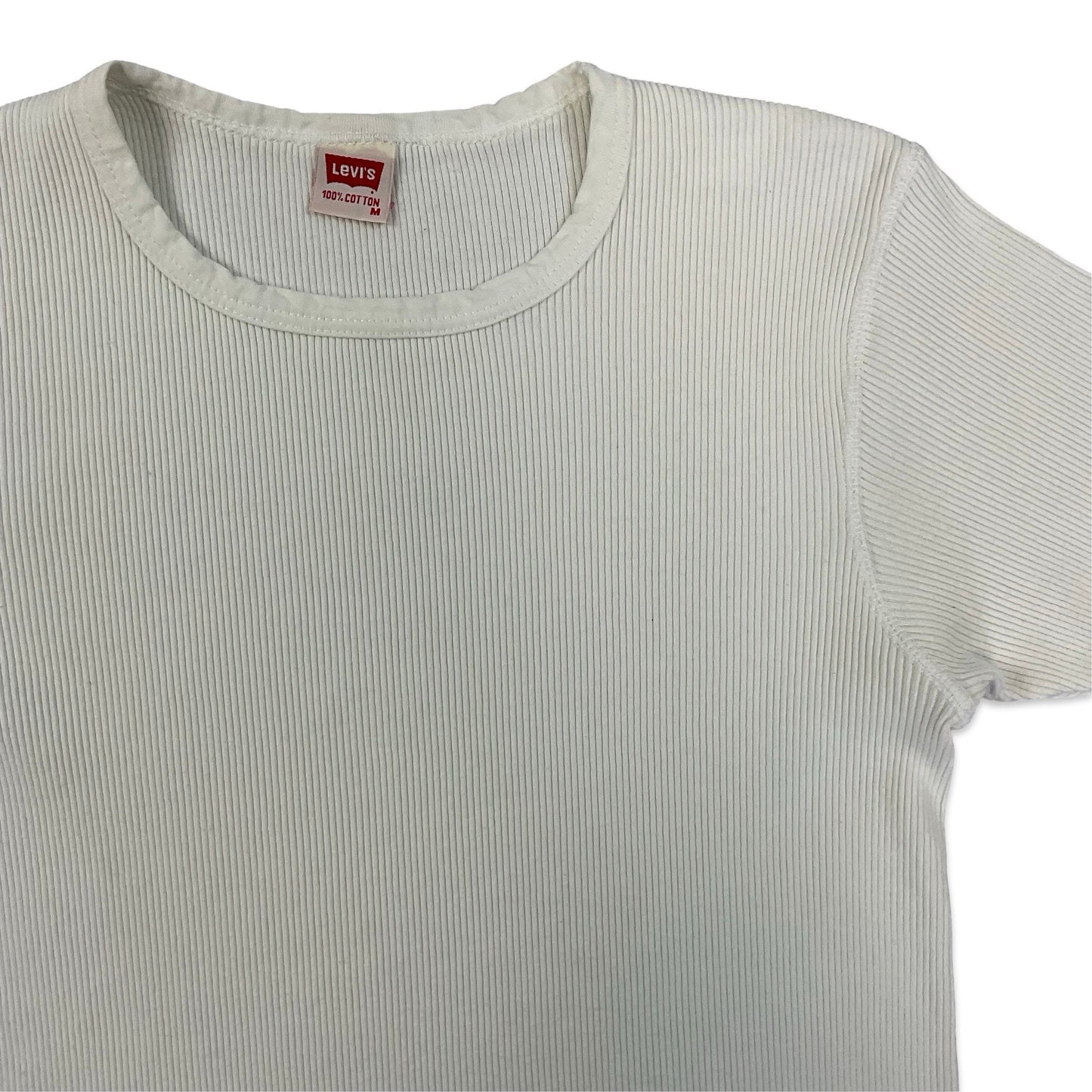 Vintage Levi's White Ribbed Top 8