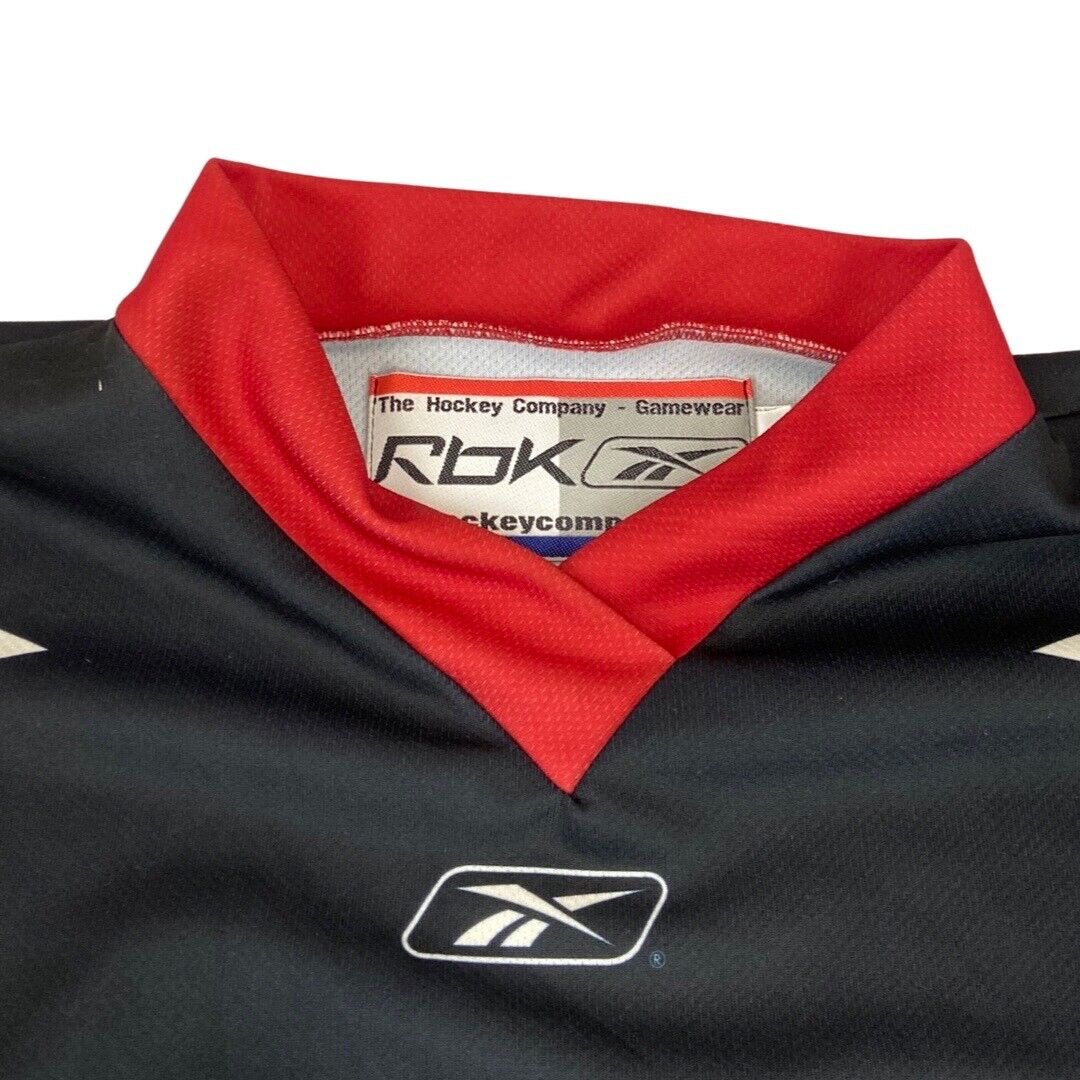 Reebok Black Saale Bulls Eishockey Oberliga Jersey XXXL