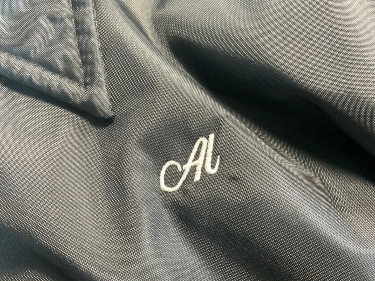 VTG USA TRI VILLAGE NY MEMORIAL COLOR GUARD SHERPA LINED NYLON JACKET 48” 2XL