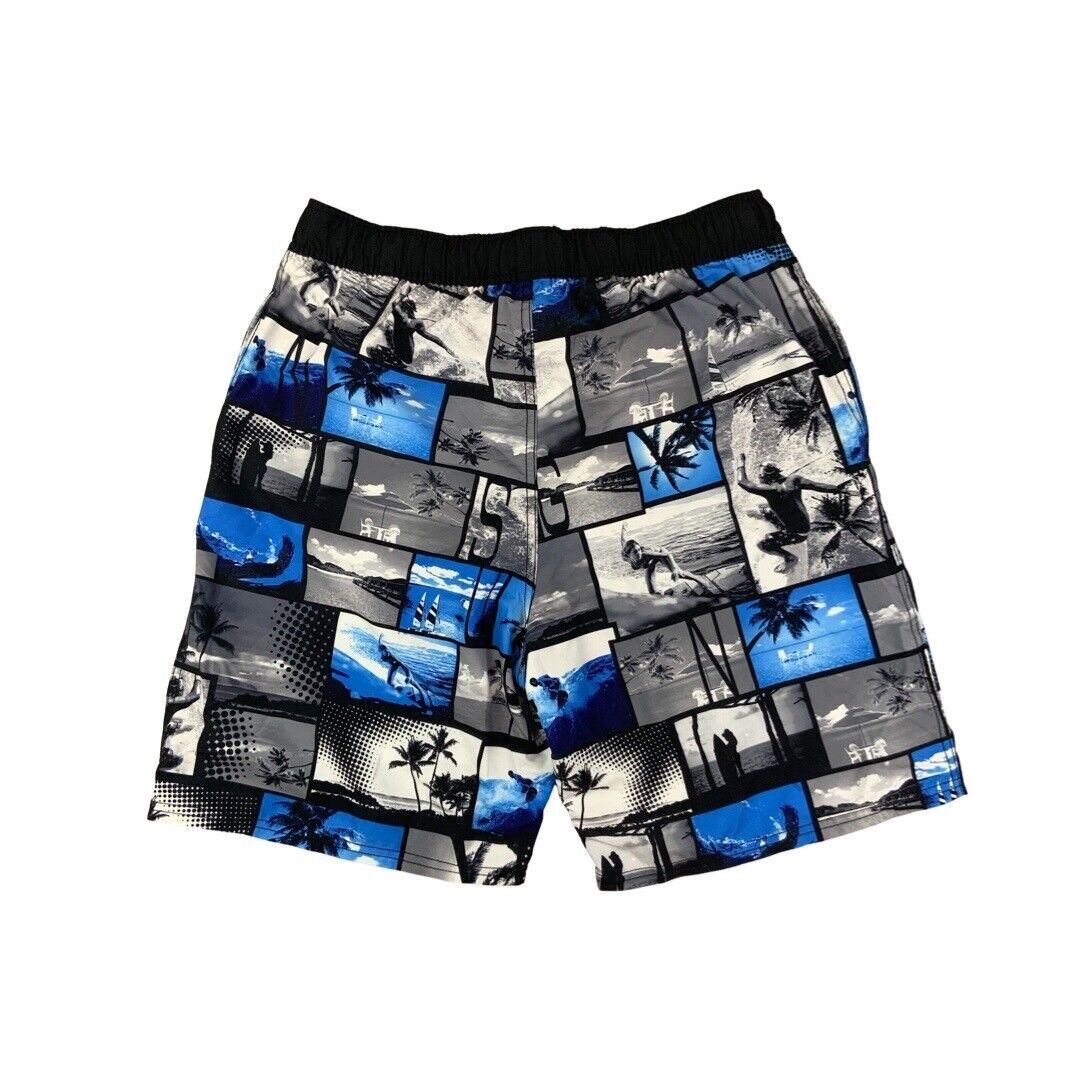 Deadstock Vintage 2000s Multi-Coloured Airwalk AOP Swimming Boardshorts Medium