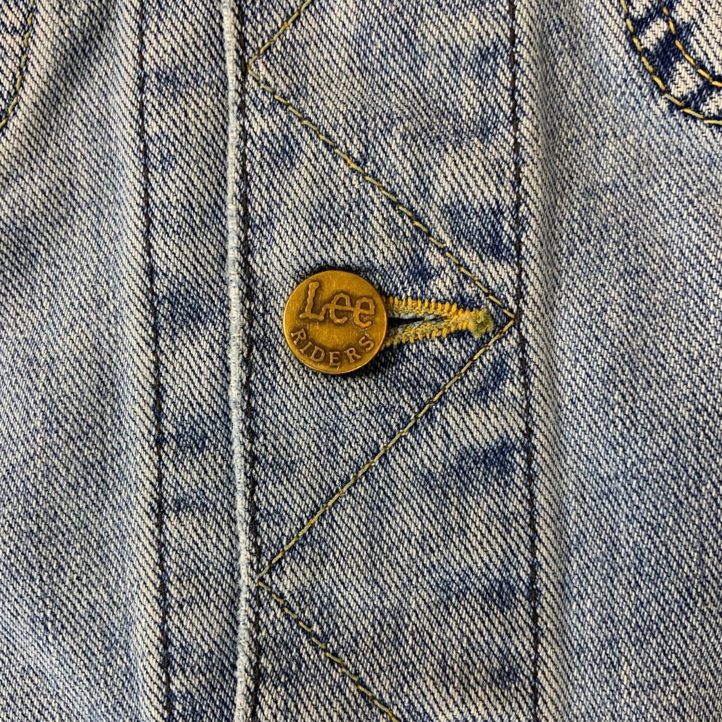 NEW WITH TAGS 60s LEE RIDER JAPANESE DENIM TRUCKER JACKET MOD XS 34”