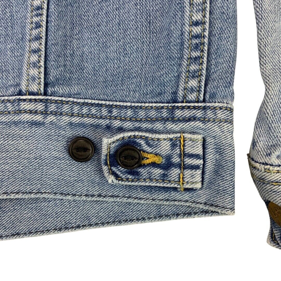 NEW WITH TAGS 60s LEE RIDER JAPANESE DENIM TRUCKER JACKET MOD XS 34”