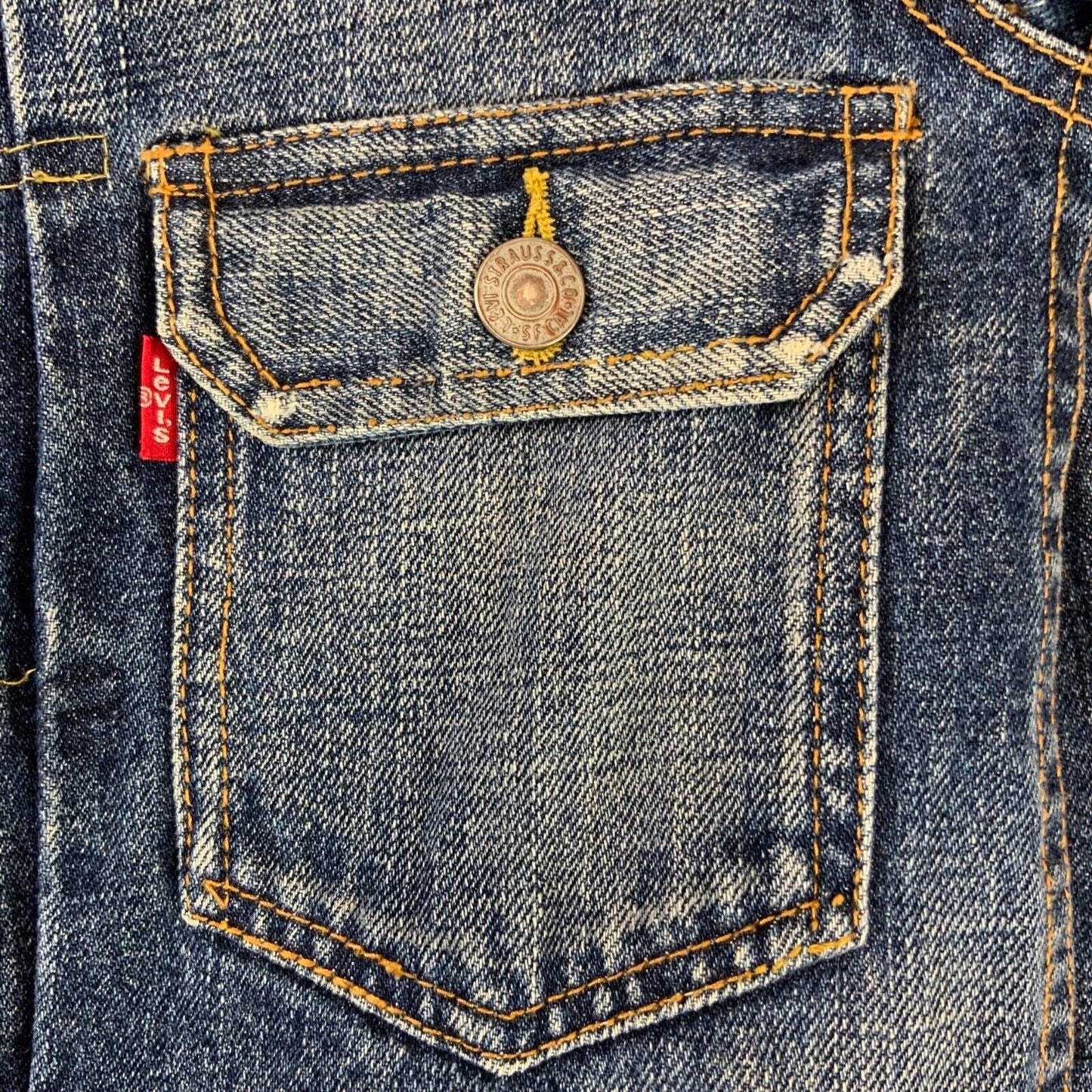 LADIES LEVIS TYPE 2 DENIM JACKET PLEAT BLOUSON 40s 50s STYLE ROCKABILLY S 36”