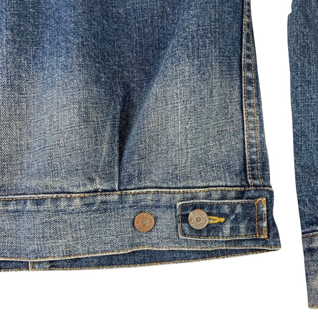 LADIES LEVIS TYPE 2 DENIM JACKET PLEAT BLOUSON 40s 50s STYLE ROCKABILLY S 36”