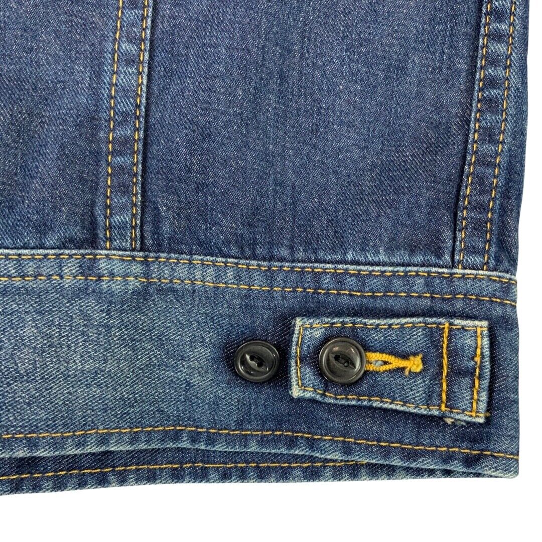 VTG 1960s LADY LEE RIDERS SANFORIZED DENIM JACKET LADIES TRUCKER S 31”