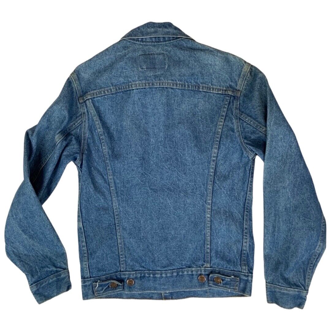 VTG 1970s USA MADE LEVIS 70505 0217 TYPE 3 TRUCKER DENIM JACKET VGC XS 34”
