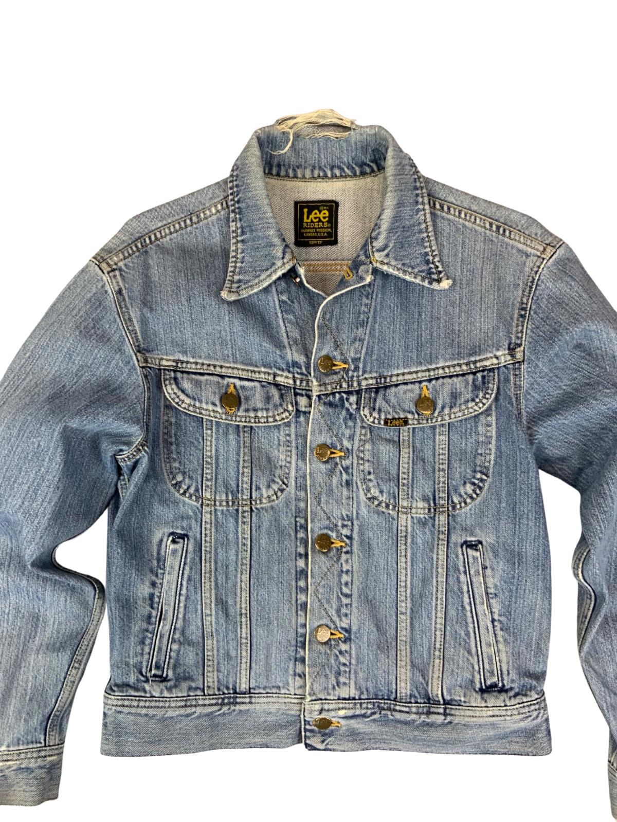 VTG LEE RIDERS JAPANESE EDWIN COLAB DENIM JACKET LOVELY WEAR MOD 36” M