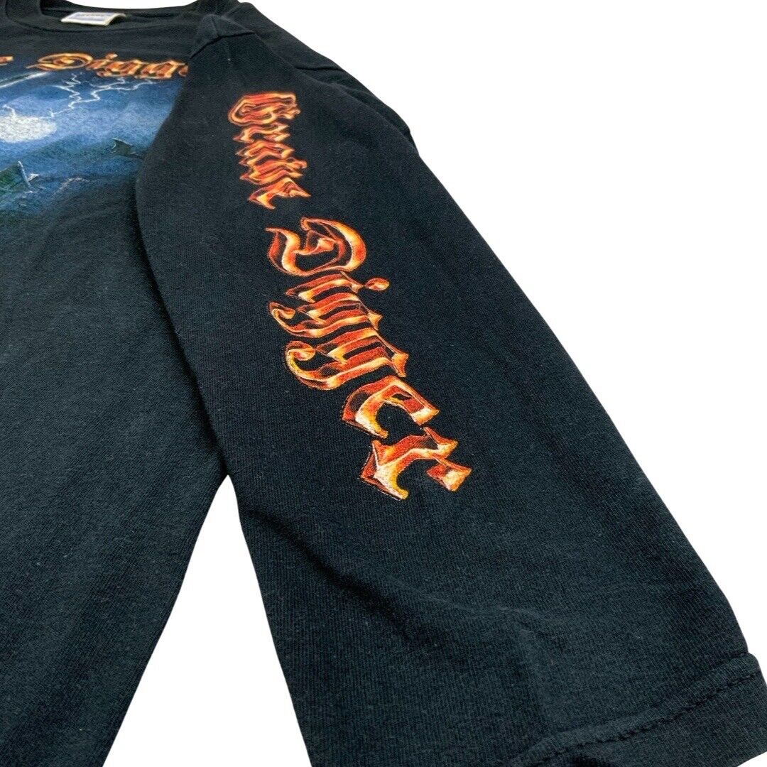VTG 1999 Grave Digger Excalibur Long-Sleeve Graphic T-Shirt Screen Stars XL