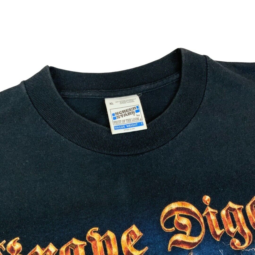 VTG 1999 Grave Digger Excalibur Long-Sleeve Graphic T-Shirt Screen Stars XL