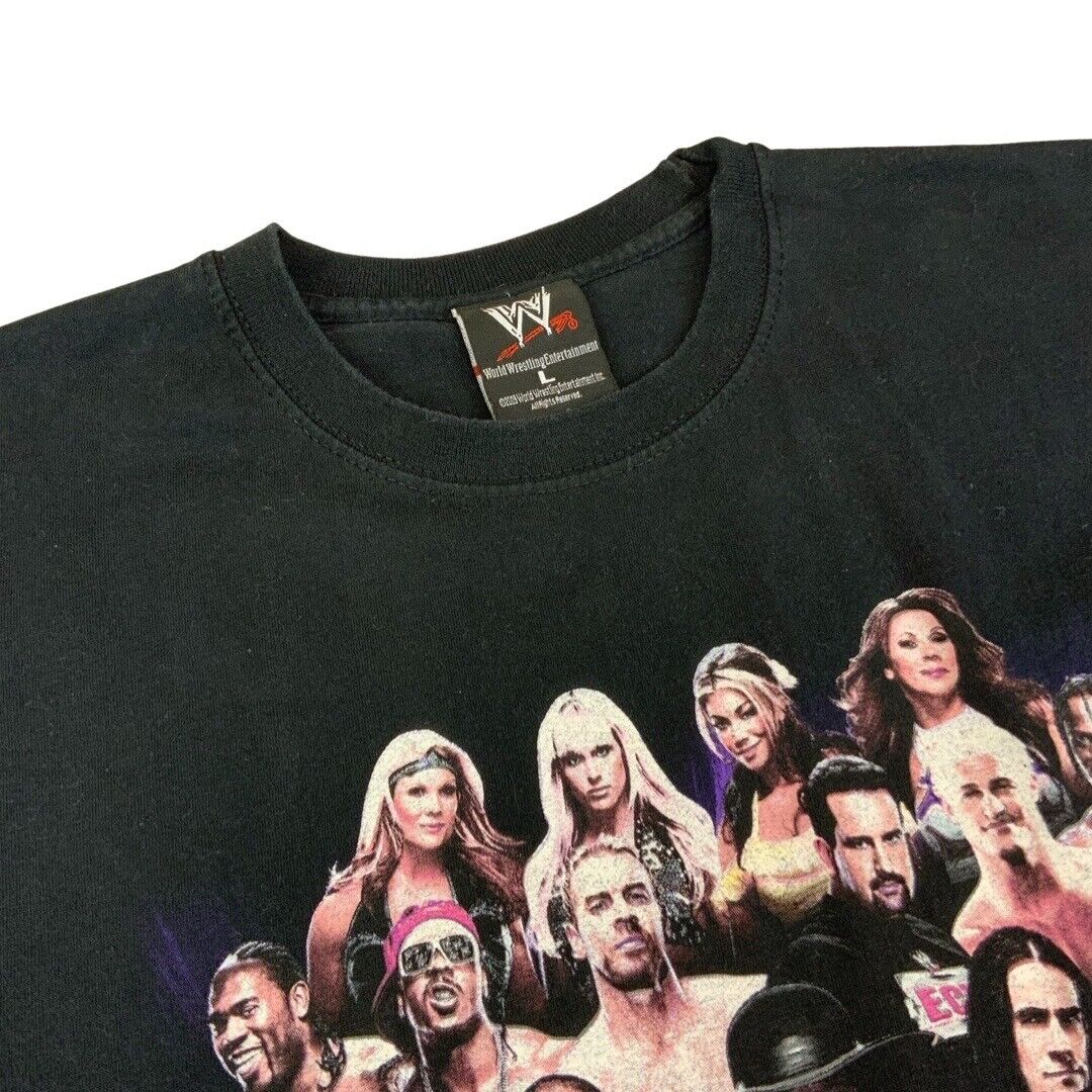 2009 Black WWE Undertaker's Rest In Peace Tour Double Sided Graphic T-Shirt XL