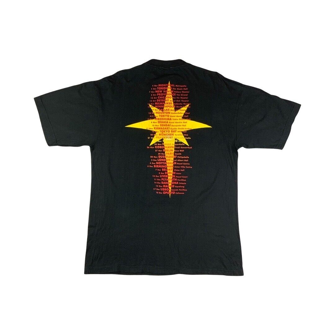 Vintage 1993 Black Brian May Back To The Light Tour Graphic T-Shirt L/XL