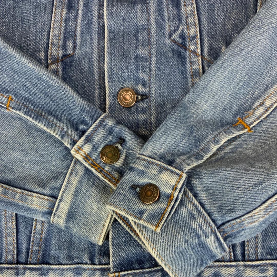LADIES VTG 70s LEVIS 70704 0914 RED TAB USA MADE TYPE 3 DENIM JACKET 34” 10
