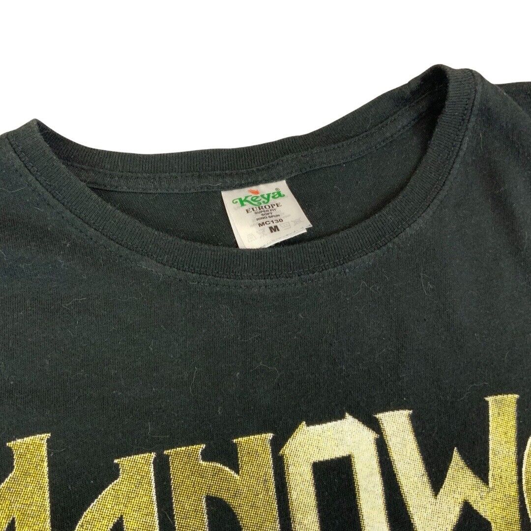 Vintage 90s Black Manowar Battle Hymns Double-Sided Graphic T-Shirt Medium