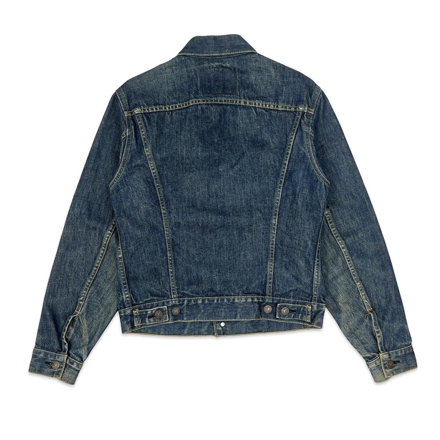 VTG JAPANESE LEVIS BIG E TYPE 3 TRUCKER DENIM JACKET ROCKABILLY MOD 60s LVC 36”S