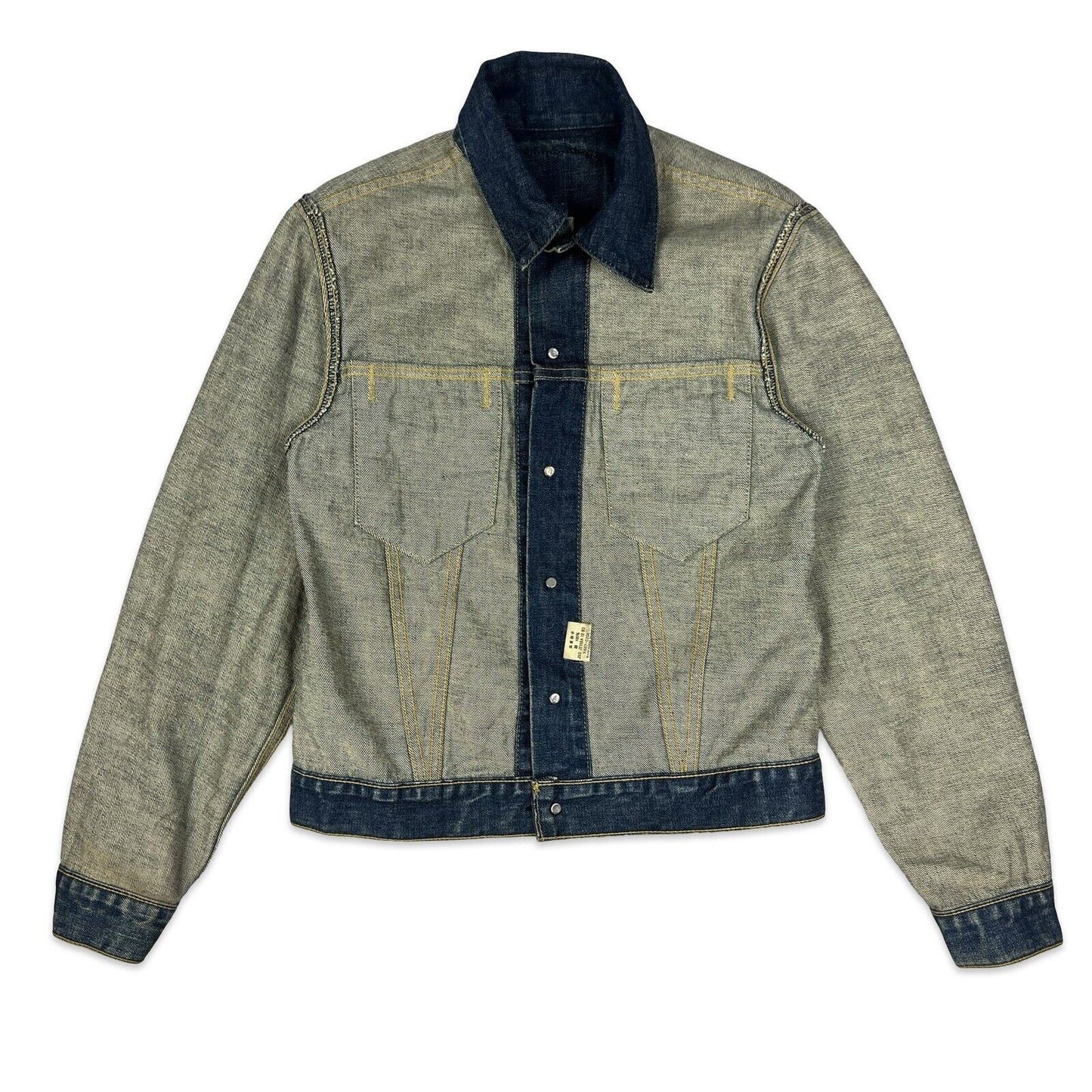 VTG JAPANESE LEVIS BIG E TYPE 3 TRUCKER DENIM JACKET ROCKABILLY MOD 60s LVC 36”S