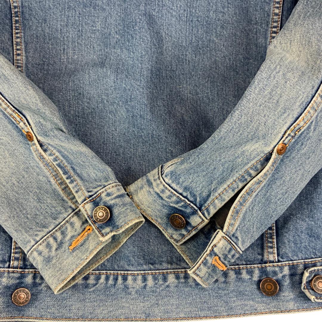 VTG EDWIN PREMIUM JAPANESE DENIM TRUCKER JACKET ROCKABILLY 36” S