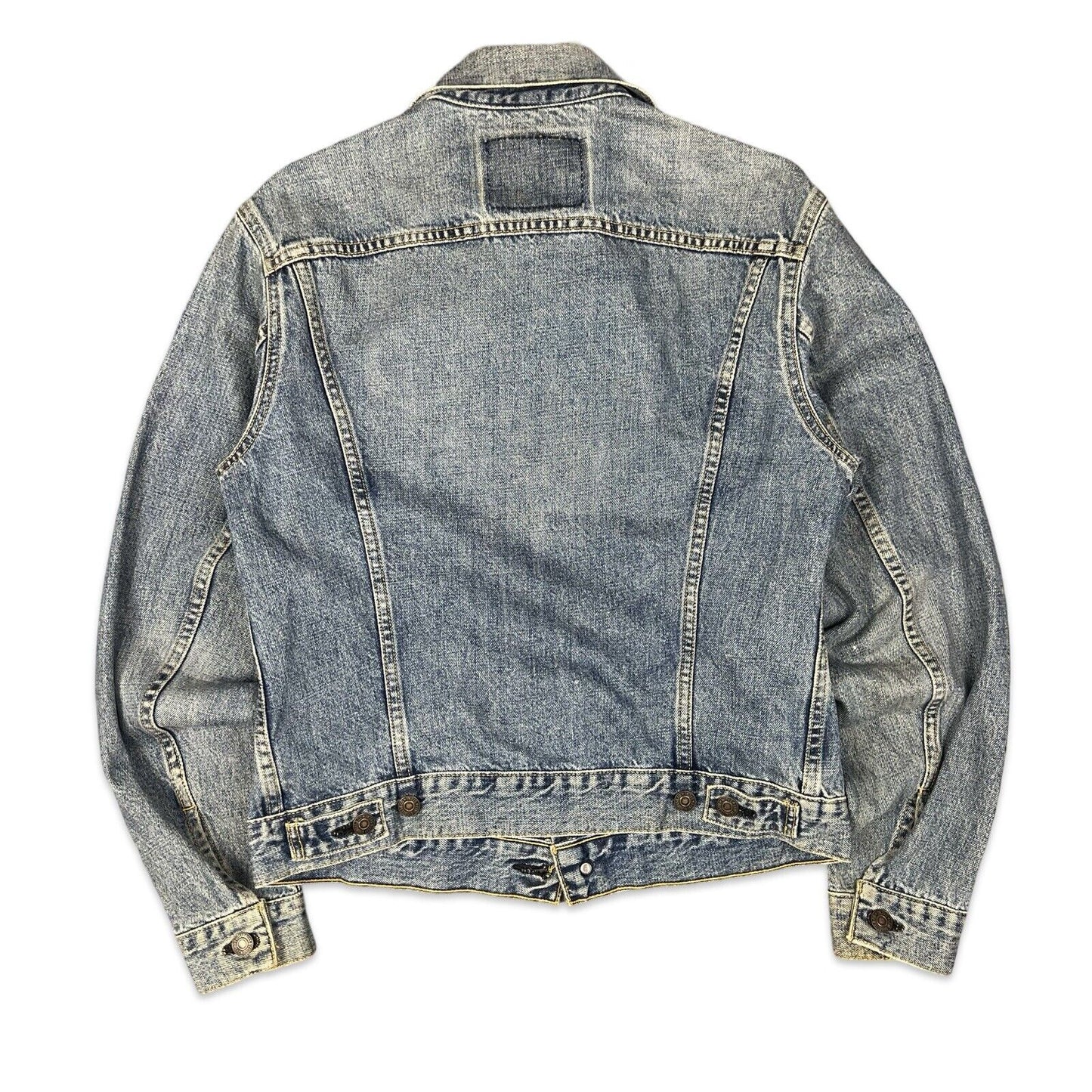 VTG 90s JAPANESE BIG E LEVIS TYPE 3 TRUCKER DENIM JACKET 1960s LVC MOD SKIN 36 S