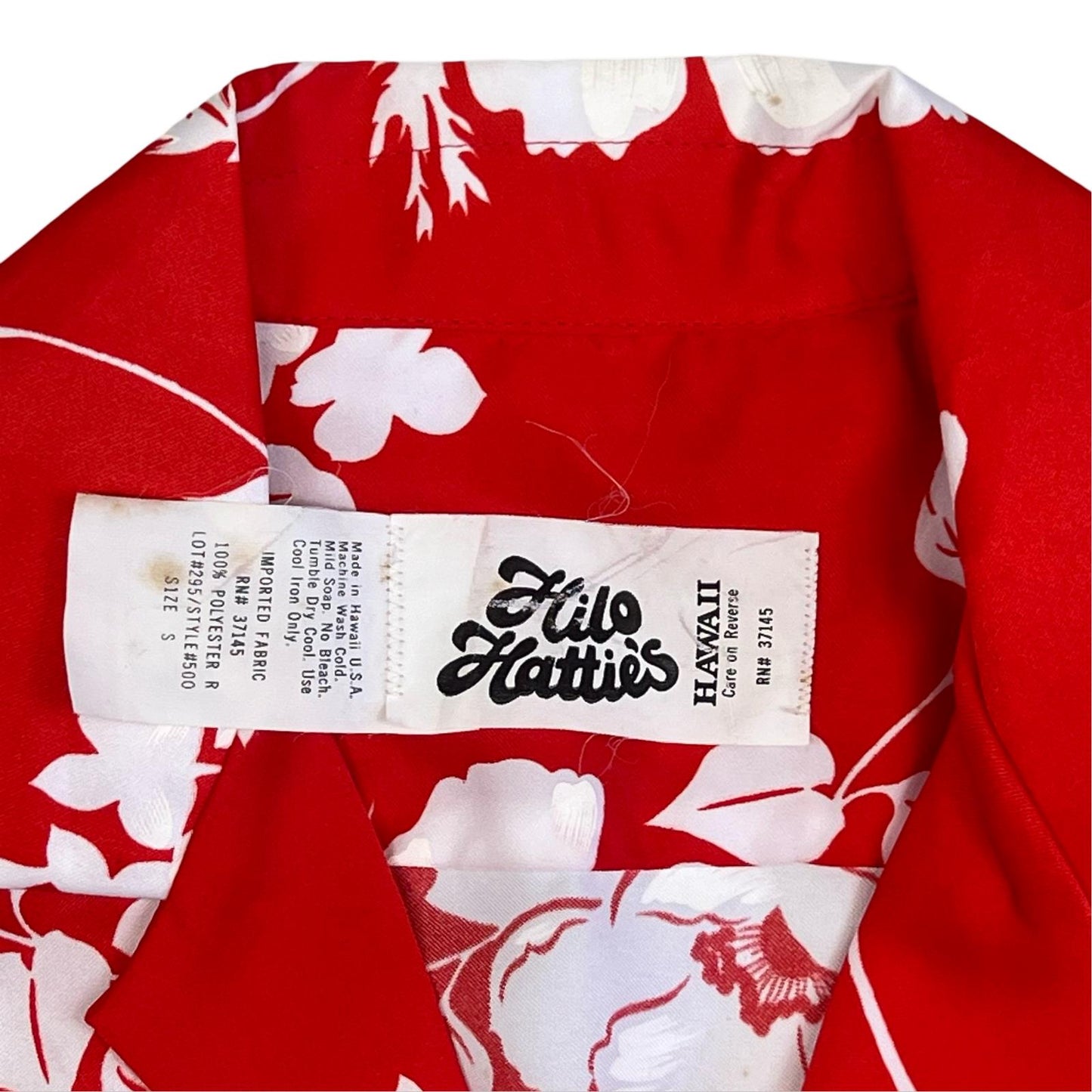 VTG 1960s HILO HATTIES GENUINE HAWAIIAN ALOHA SHIRT TIKI ROCKABILLY S 36