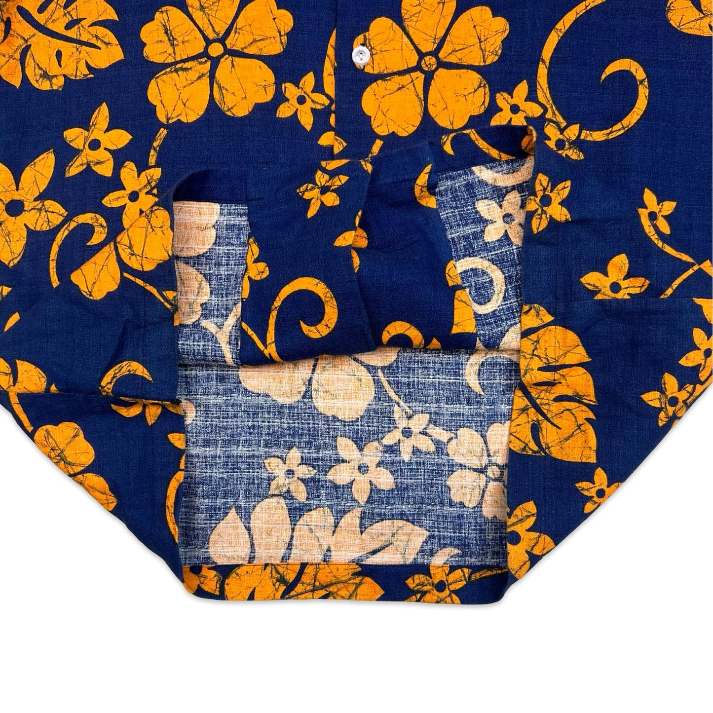 VTG 1960s COLLECTABLE BARK CLOTH HAWAIIAN ALOHA SHIRT TIKI ROCKABILLY S 36