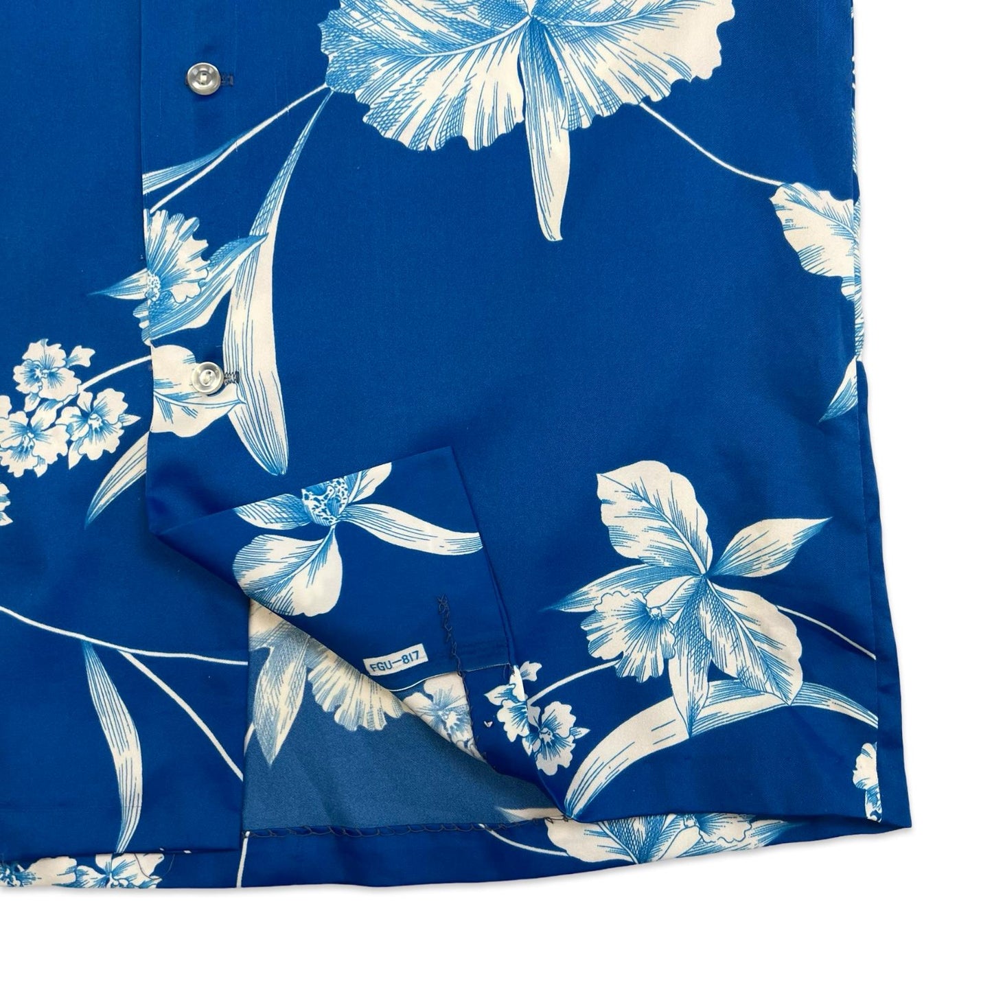 VTG 1970s HAWAIIAN MADE ALOHA SHIRT TIKI ROCKABILLY USA SURF CALIFORNIA S 38”