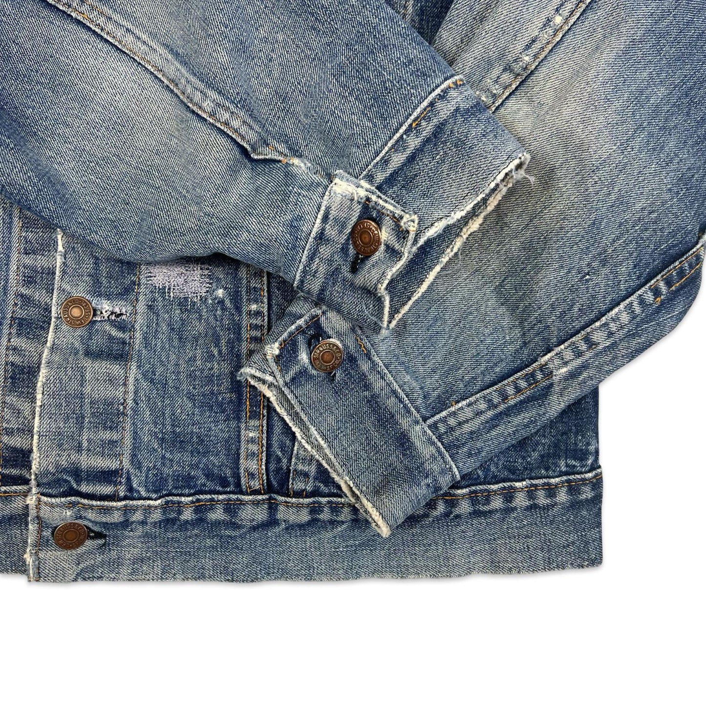 VTG ORIGINAL USA CIRCA 1970 LEVIS BIG E TYPE 3 TRUCKER DENIM JACKET MOD M 40”