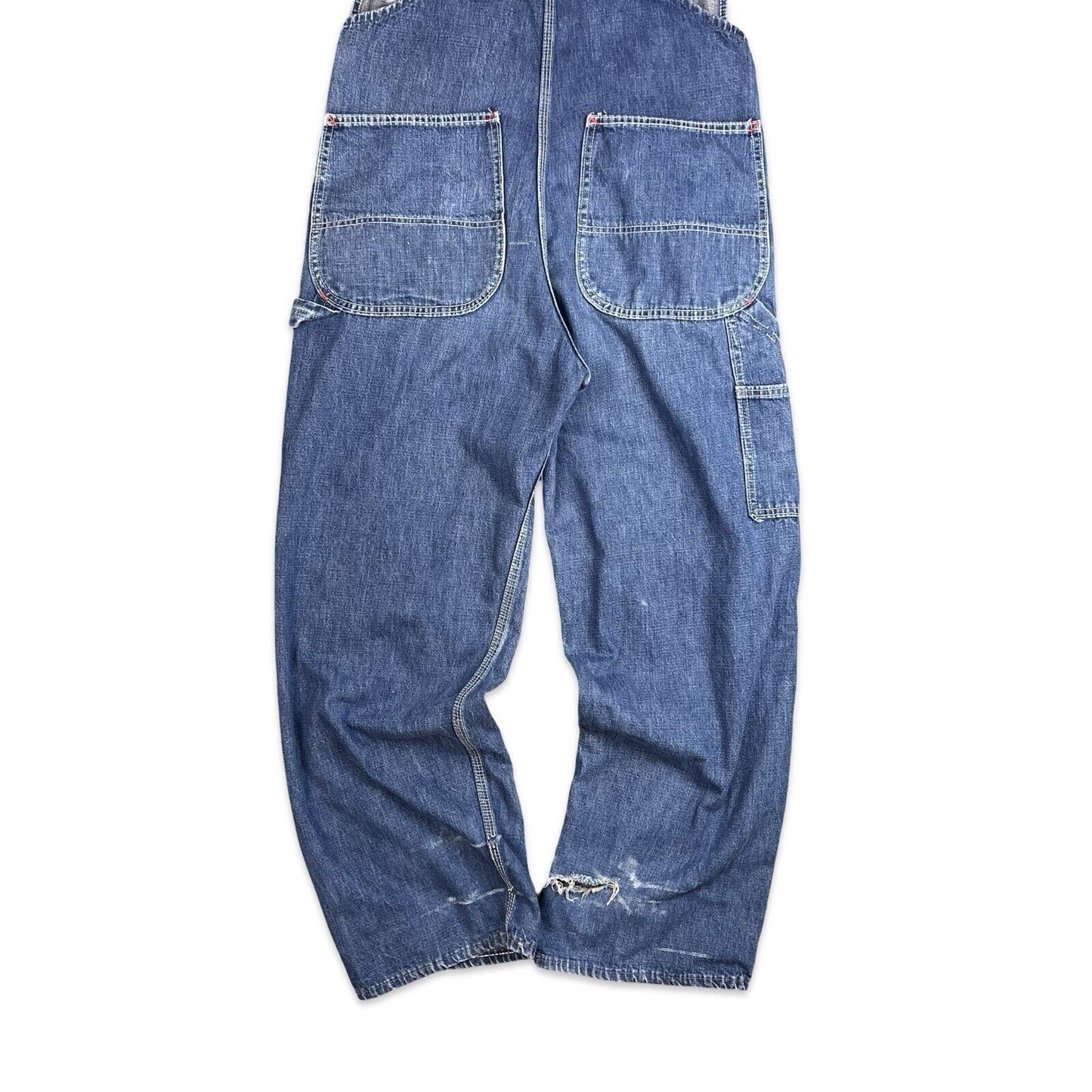 VTG 60s 70s USA WORKWEAR JC PENNEY BIG MAC DENIM DUNGAREES ROCKABILLY 32’ W 29”