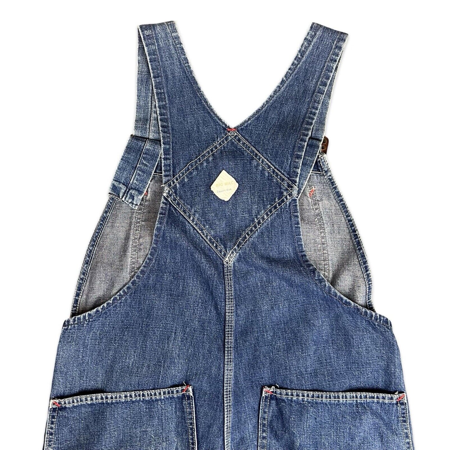 VTG 60s 70s USA WORKWEAR JC PENNEY BIG MAC DENIM DUNGAREES ROCKABILLY 32’ W 29”