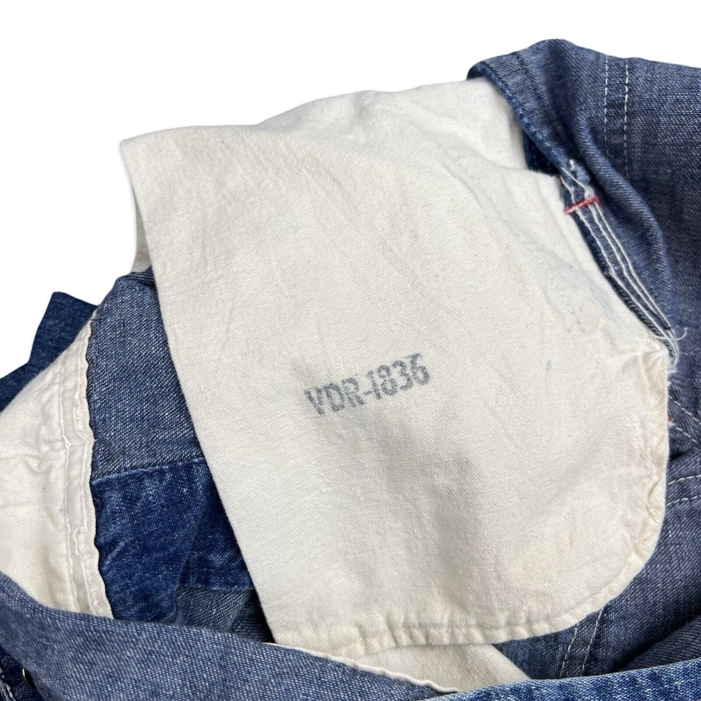 VTG 60s 70s USA WORKWEAR JC PENNEY BIG MAC DENIM DUNGAREES ROCKABILLY 32’ W 29”