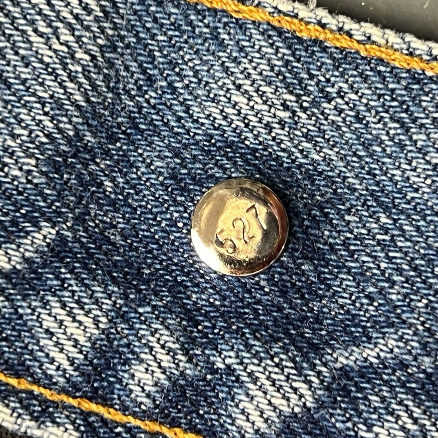 VTG 90s USA MADE LEVIS FLANEL LINED TYPE 3 TRUCKER DENIM JACKET ROCKABILLY S 38”