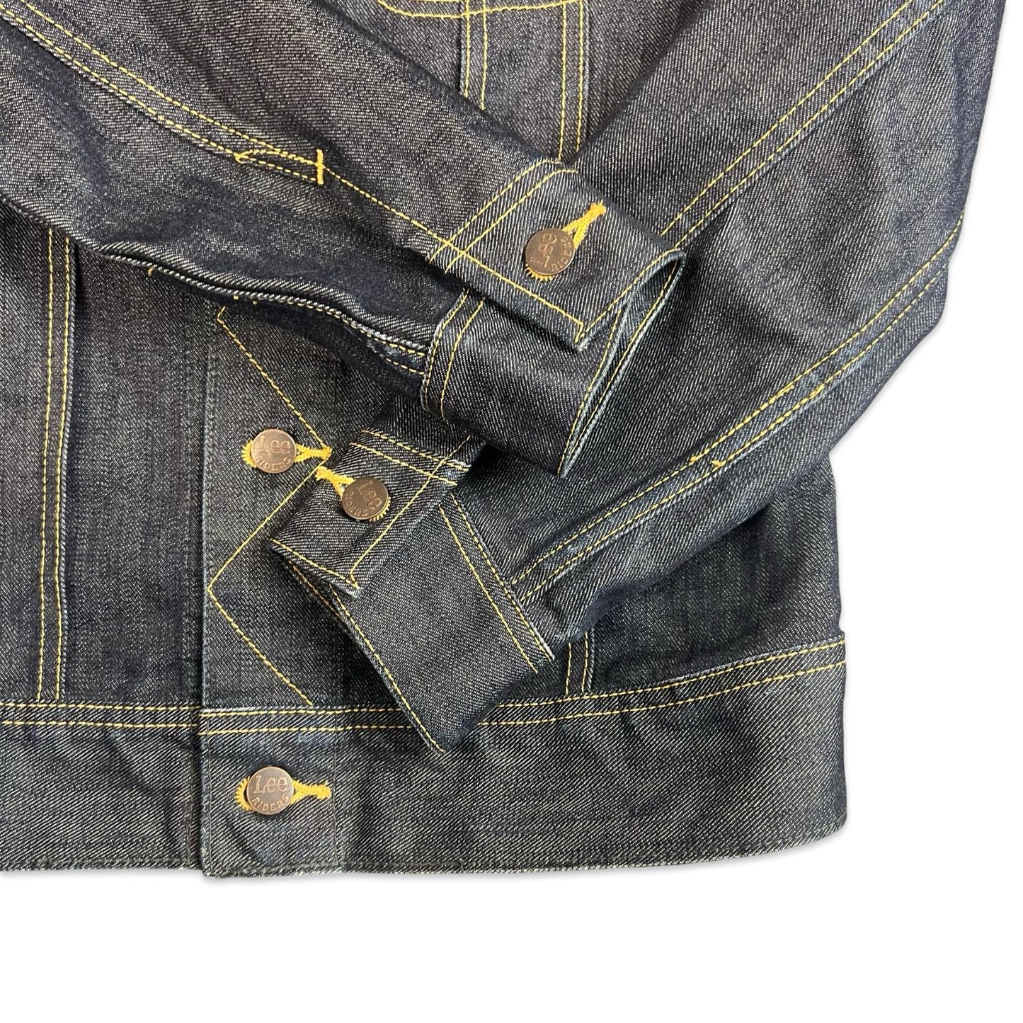 VTG STYLE LEE RIDERS JAPANESE FREAKS STORE COLAB INDIGO DENIM JACKET XXS 32”