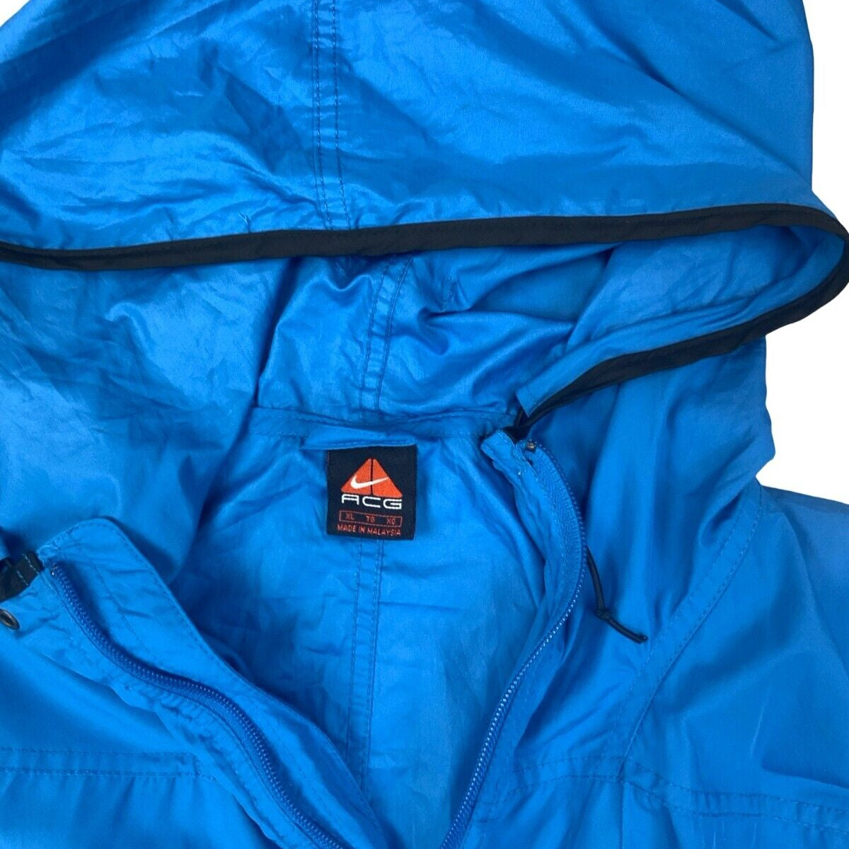 VTG 90s 00s Y2K Nike ACG Blue Navy Windbreaker XL