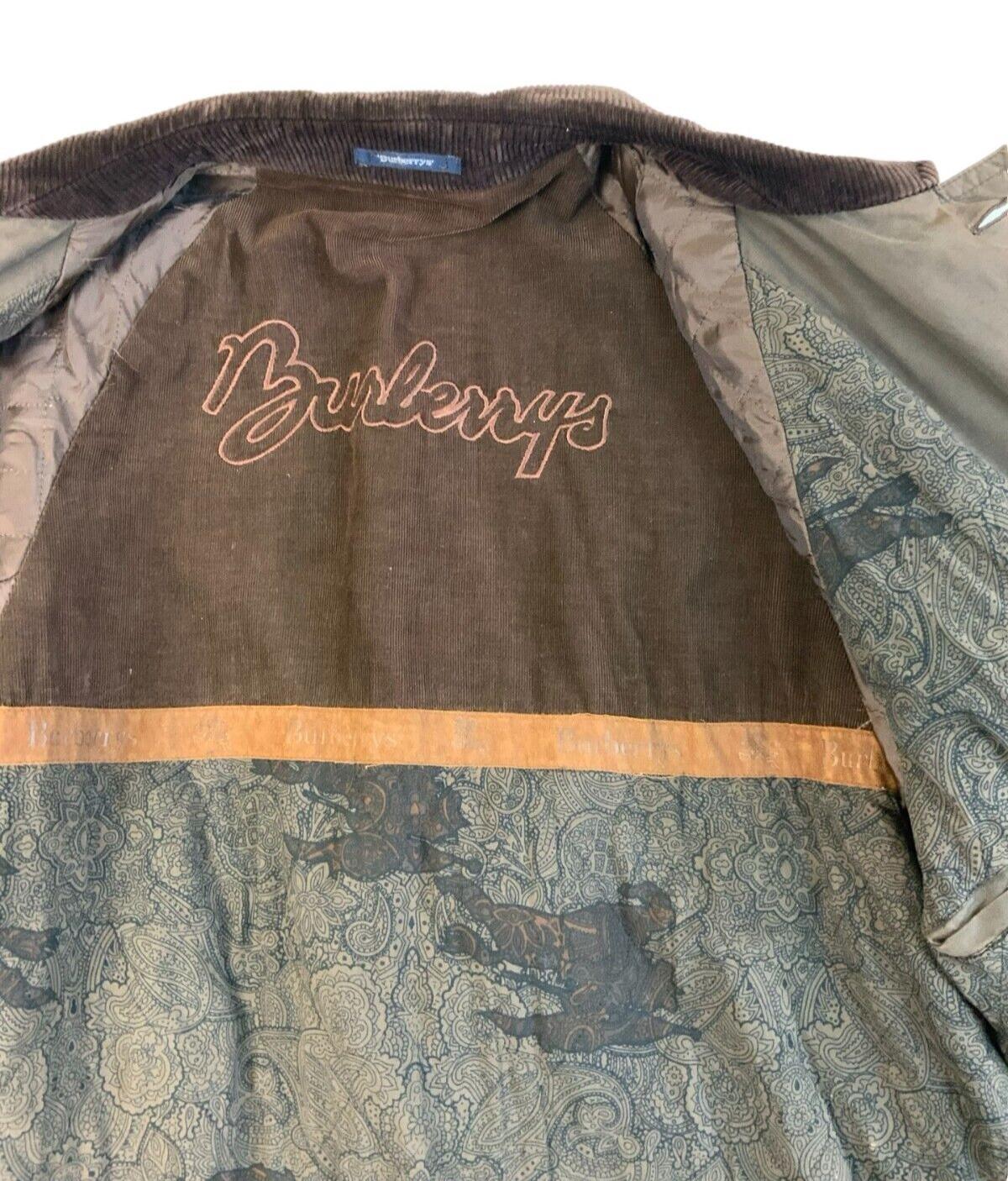 VINTAGE 1980s BURBERRYS' QUILTED JACKET SIZE XL