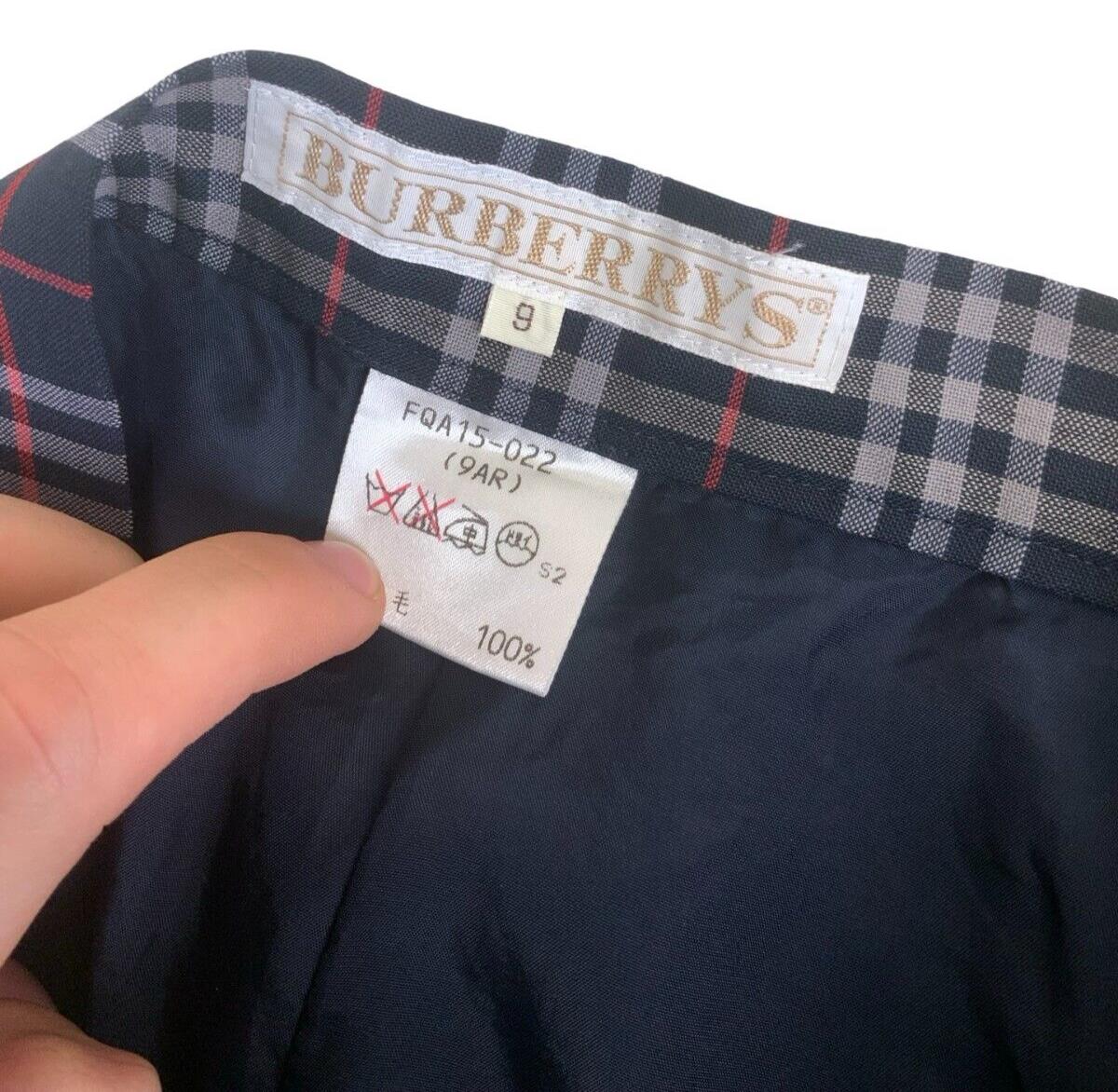 VTG 90s BURBERRYS HIGH WAISTED TARTAN NOVA CHECK SHORTS SIZE 6