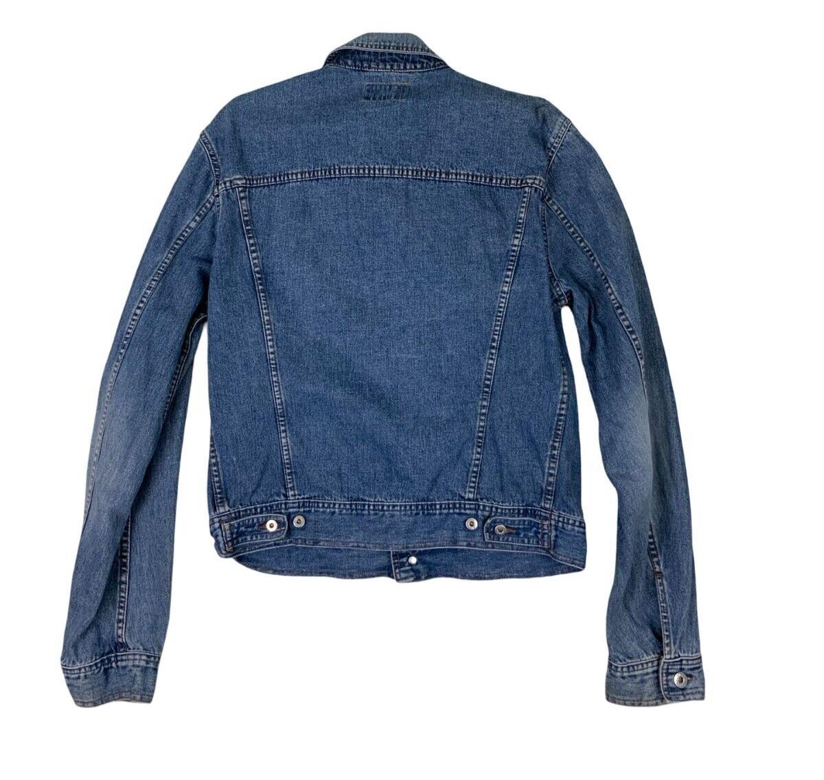 VTG DOLCE & GABBANA MID BLUE WASH DENIM JACKET SIZE M 40"