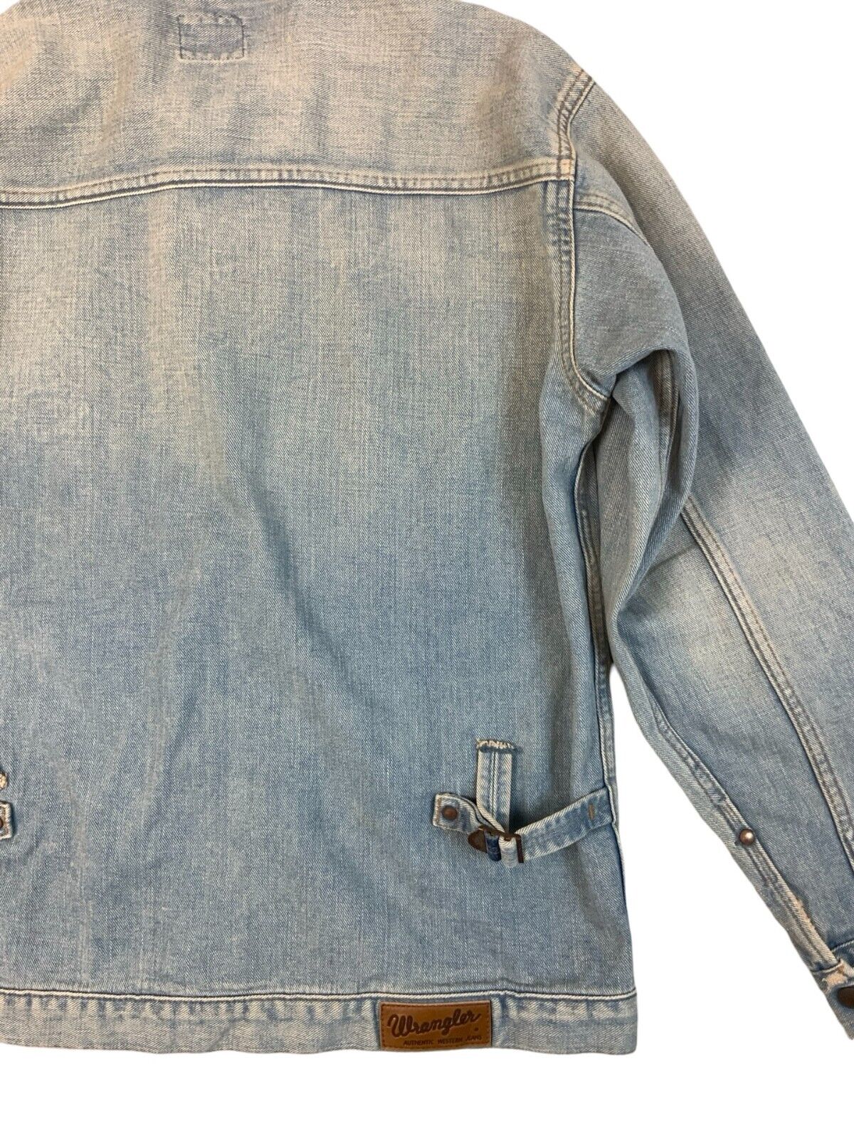 WRANGLER AZUL BY MOUSSY JAPANESE PLEAT FRONT DENIM JACKET 1950s STYLE M 40
