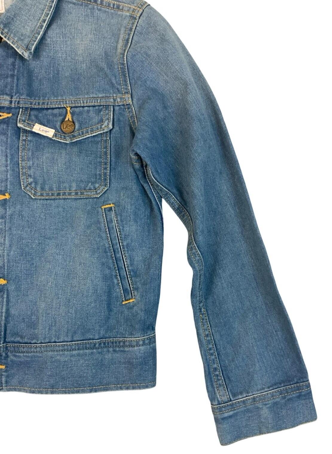 VTG LADIES JAPANESE MADE LEE SANFORIZED DENIM JACKET WESTERN CUT SZ 10 34”