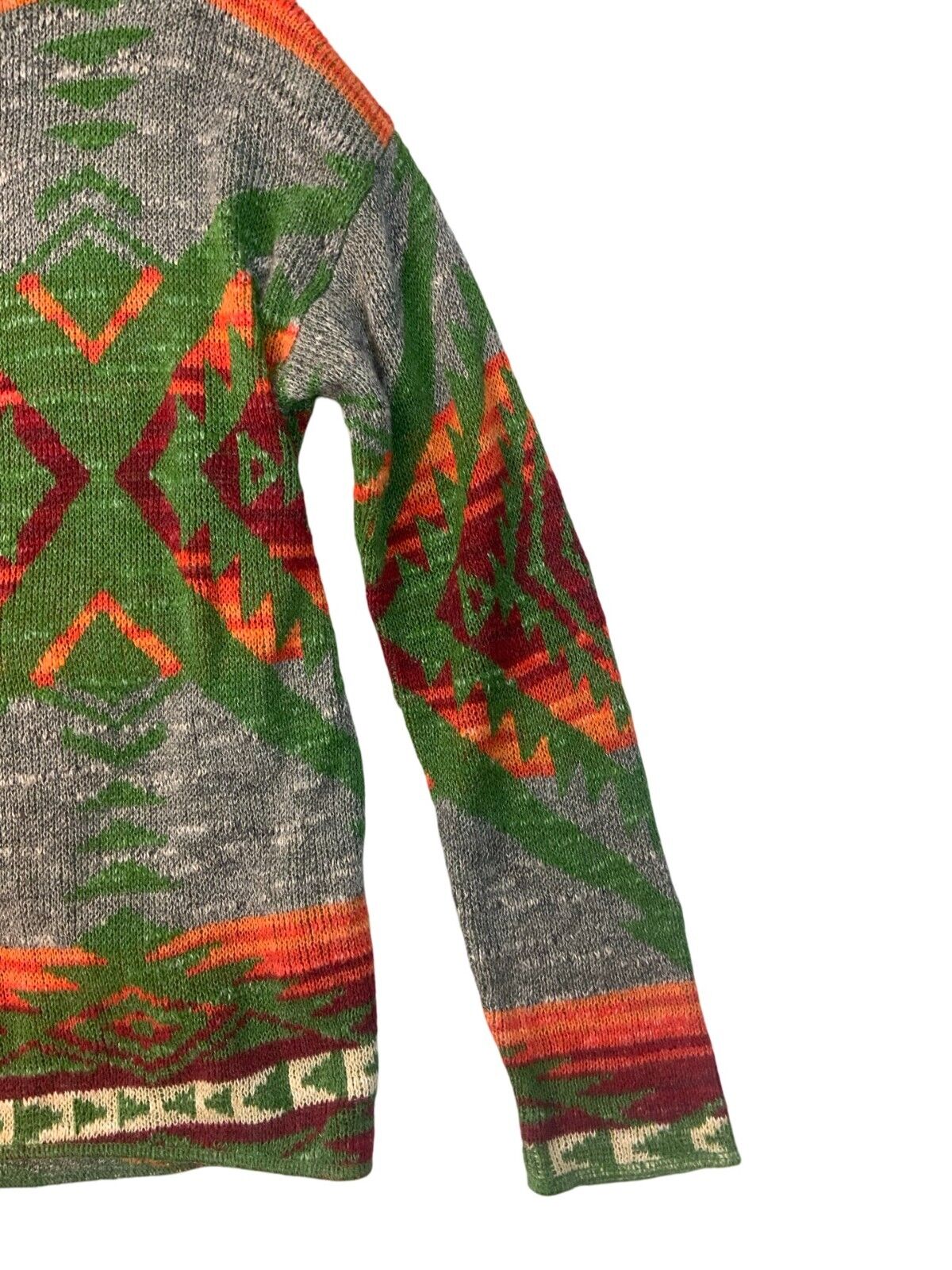 LADIES RALPH LAUREN DENIM & SUPPLY AZTEC CHIMAYO KNIT JUMPER SWEATER 42”