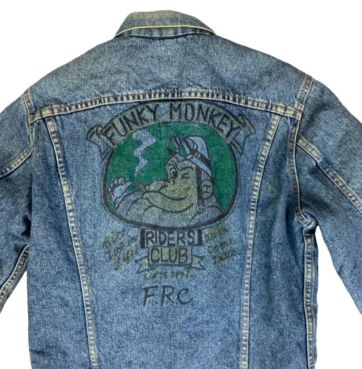 VTG 80s USA BLANKET LINED LEVIS 70506 TYPE 3 TRUCKER DENIM JACKET BIKER XS 34