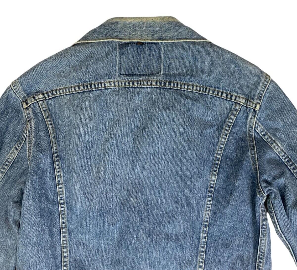 VTG 90s LEVIS BIG E TYPE 3 TRUCKER DENIM JACKET JAPANESE MOD ROCKABILLY LVC S 36