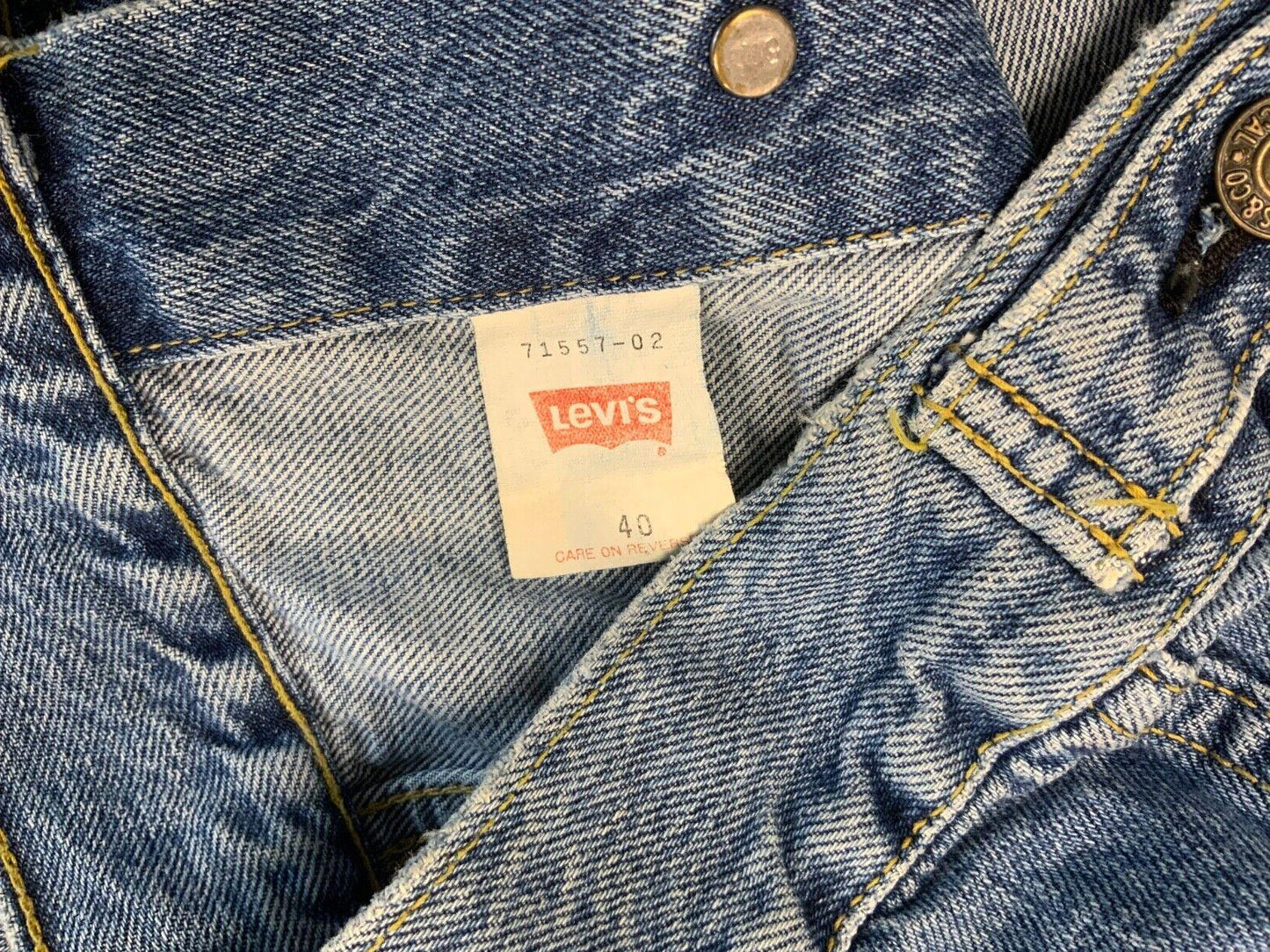 VTG 90s LEVIS BIG E TYPE 3 TRUCKER DENIM JACKET JAPANESE MOD ROCKABILLY LVC S 36