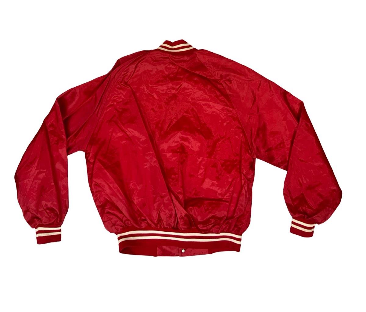 VTG 80s USA VARSITY COACH JACKET GIRLS FASTPITCH SOFTBALL ROXANE XKL 46