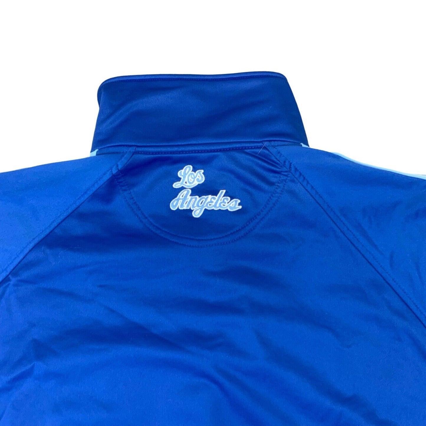 VTG 00s CHAMPION HARDWOOD CLASSICS LA LAKERS BLUE ZIP UP TRACK TOP XL