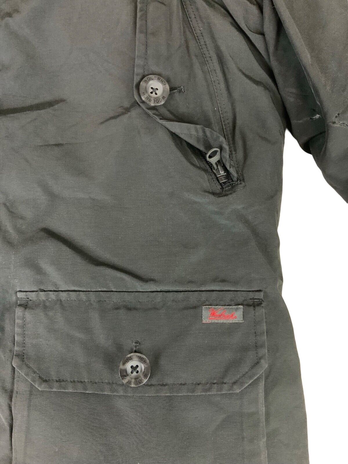 BLACK WOOLRICH DOWN FILLED WINTER PARKA PUFFER SKI JACKET RRP £900 L 42”