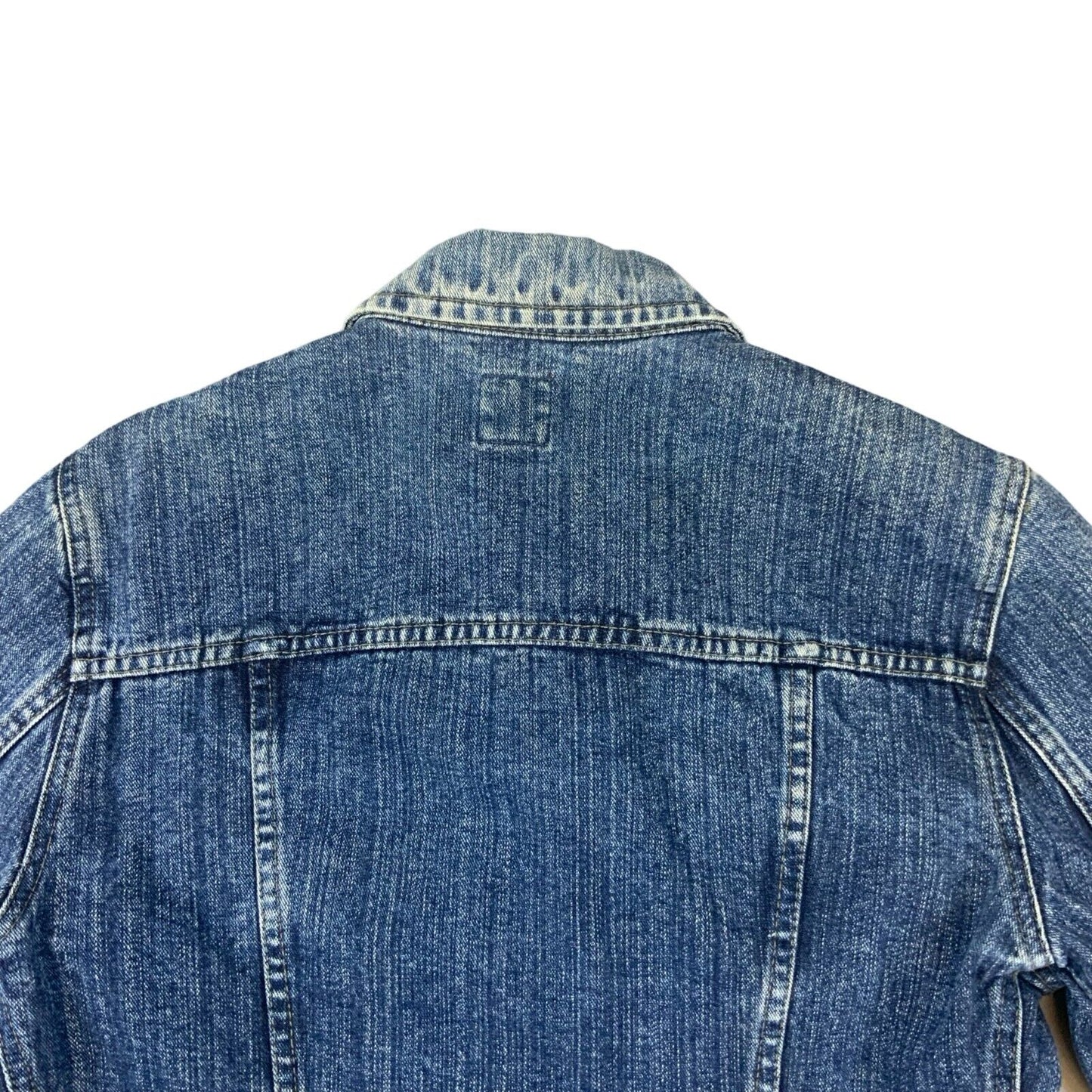 VTG 00s Y2K MISS SIXTY MID BLUE WASH BUTTON UP DENIM JACKET SIZE S UK 8