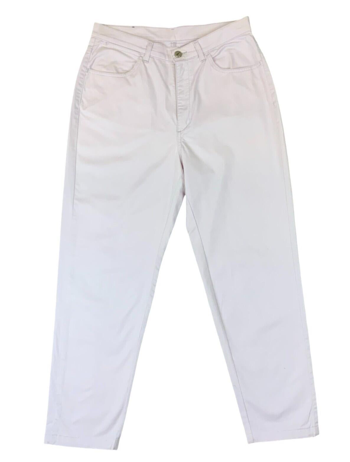 VTG 90s 00s JOOP PALE LILAC TAPERED CROPPED JEANS SIZE UK 10 30W 26L