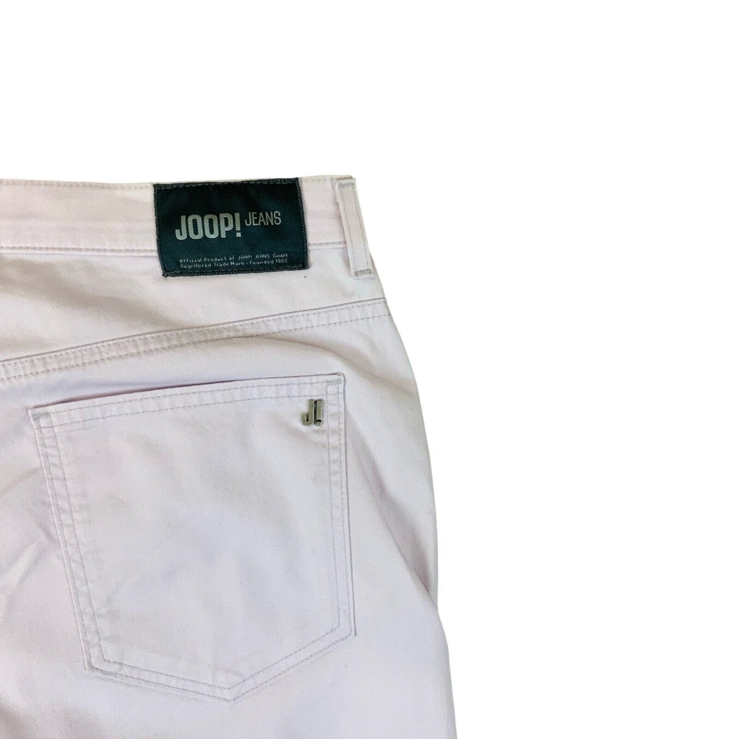 VTG 90s 00s JOOP PALE LILAC TAPERED CROPPED JEANS SIZE UK 10 30W 26L